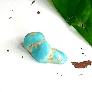 Polished Genuine Turquoise Crystal - 1" - Jewelry Making
